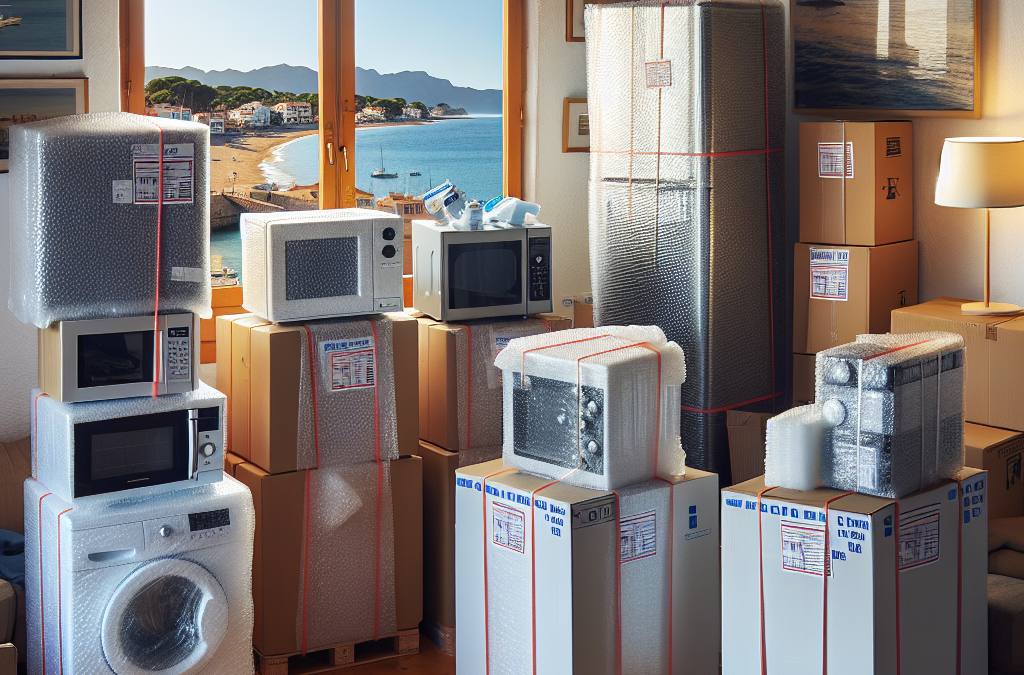 Mudanzas en Santa Pola: cómo proteger electrodomésticos