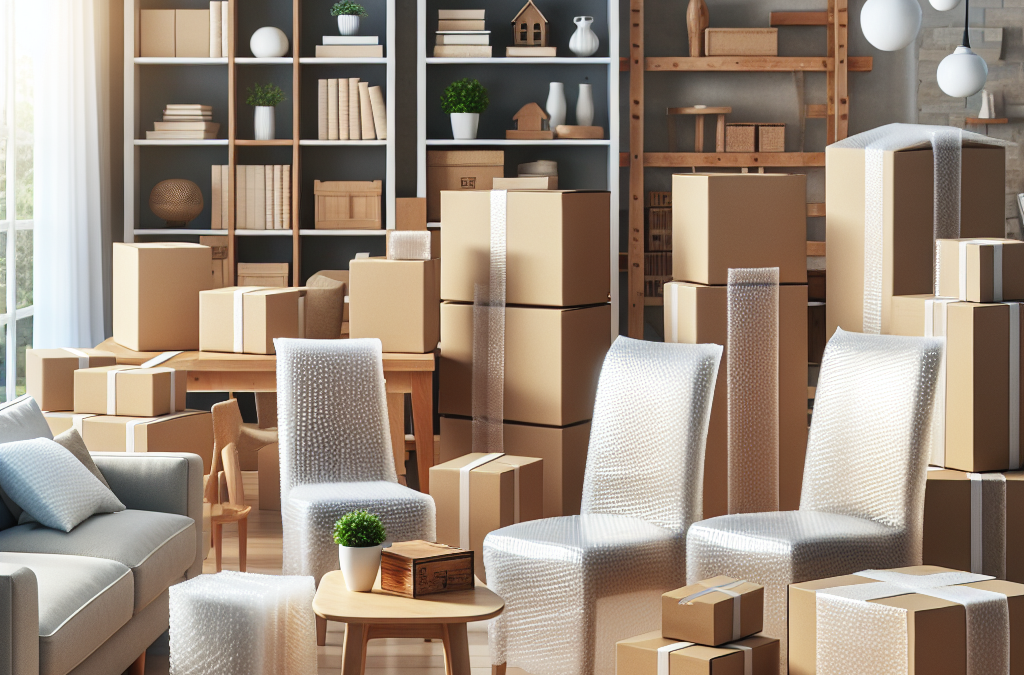Cómo evitar daños en muebles durante una mudanza con embalaje adecuado